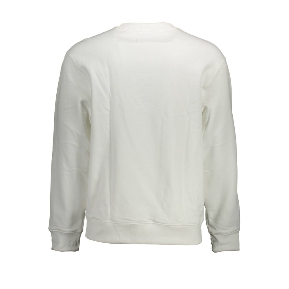 Weißes Baumwoll-Sweatshirt für Herren