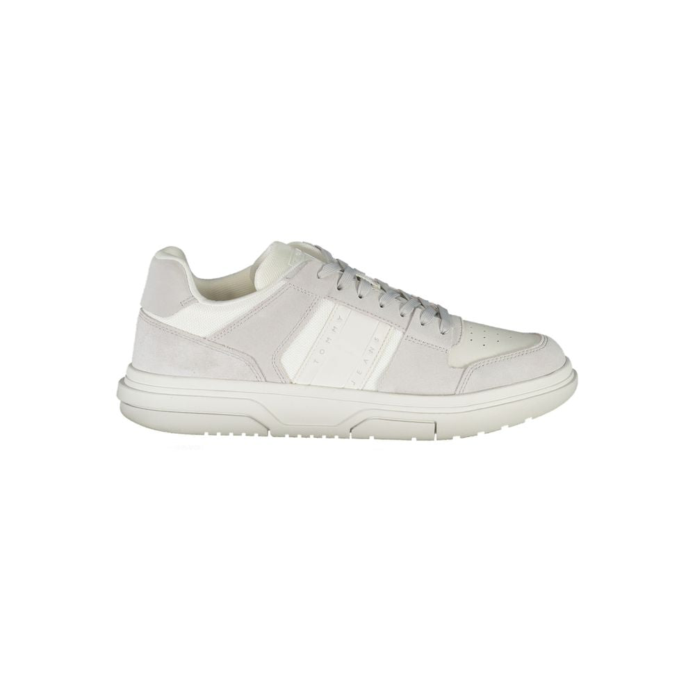 Weißer Herren-Sneaker aus Polyurethan