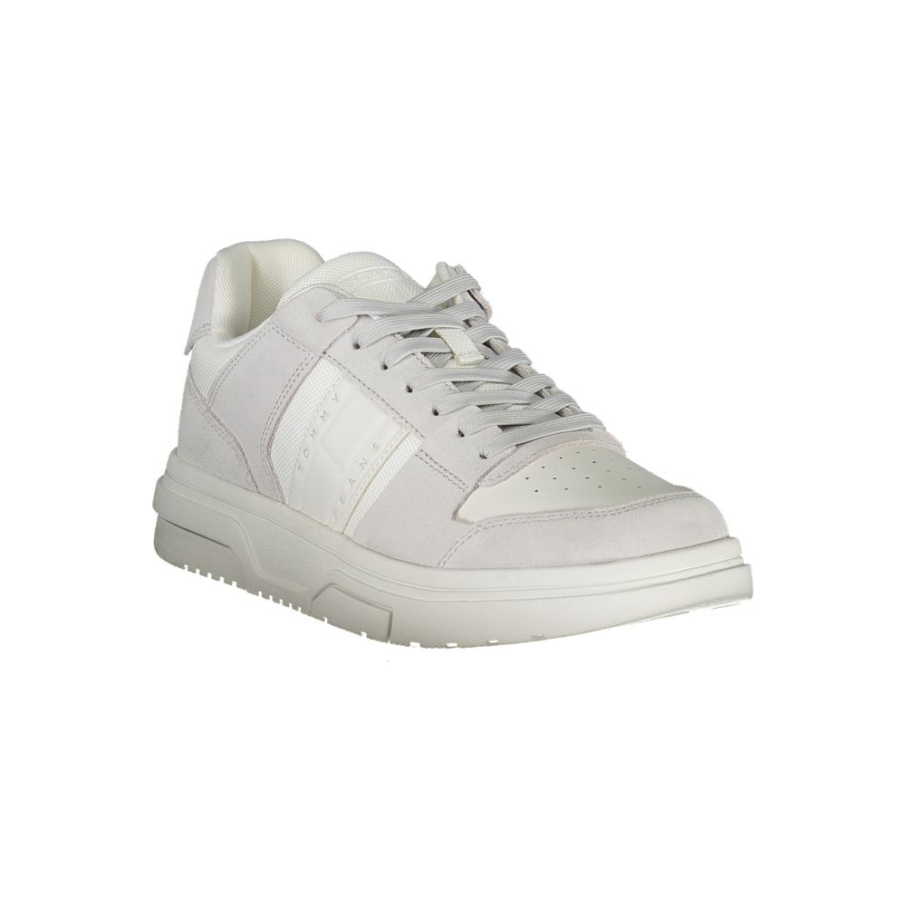 Weißer Herren-Sneaker aus Polyurethan