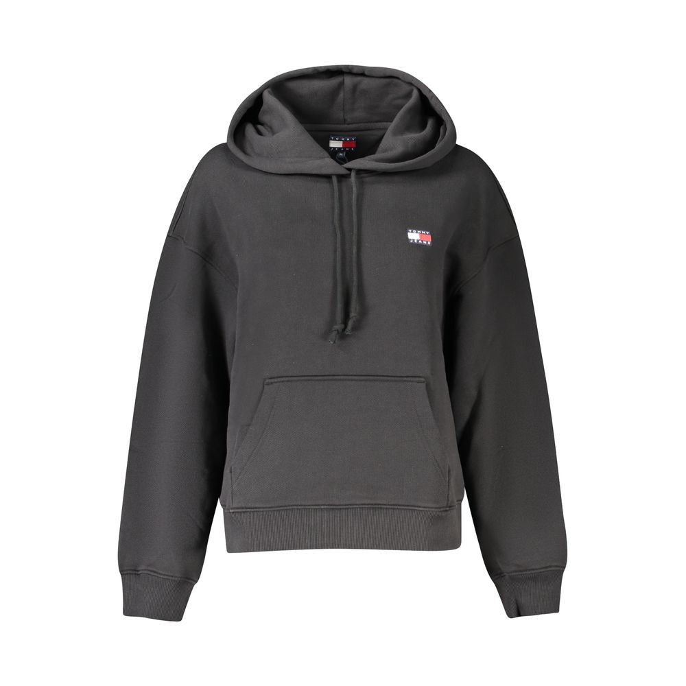Tommy Hilfiger Schwarzer Baumwoll-Sweatshirt für Damen