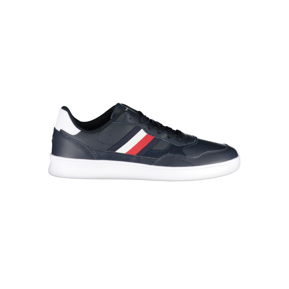Blauer Herren-Sneaker aus Polyurethan