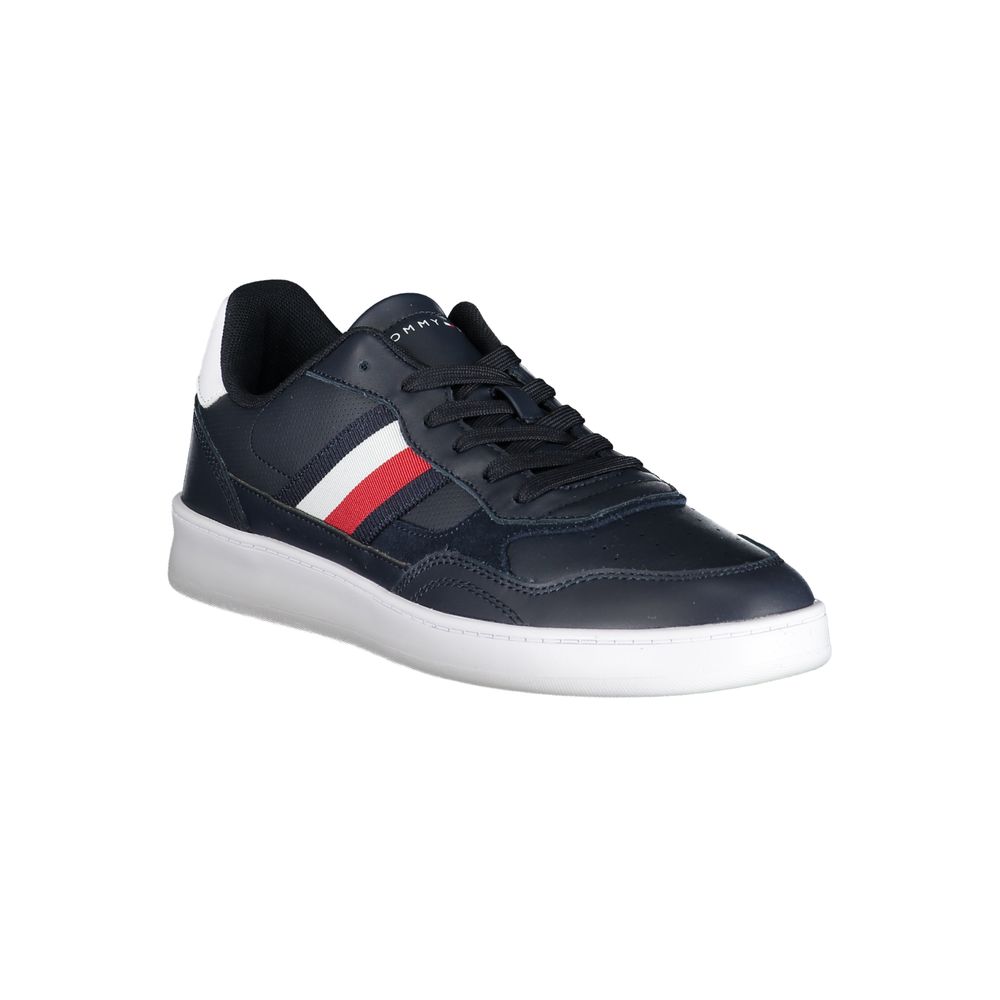 Blauer Herren-Sneaker aus Polyurethan