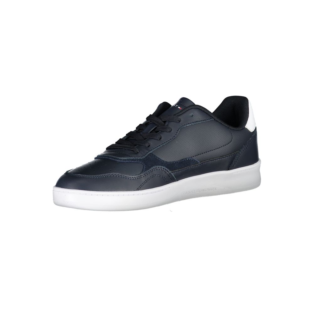 Blauer Herren-Sneaker aus Polyurethan