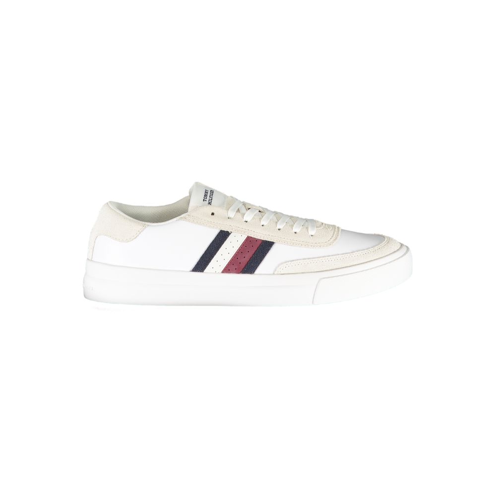Tommy Hilfiger Weiße Leder-Sneaker für Herren