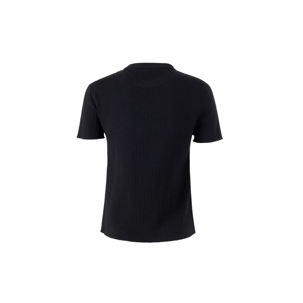 Tom Ford Schwarzes Seiden-T-Shirt