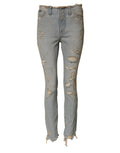 Dolce & Gabbana Hellblaue High-Waist Skinny-Jeans