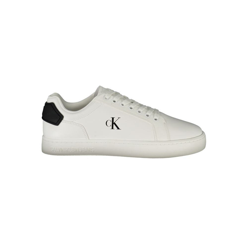 Bianco Polyurethan-Sneaker für Herren