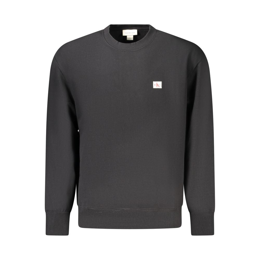 Schwarzer Baumwoll-Herren-Sweatshirt