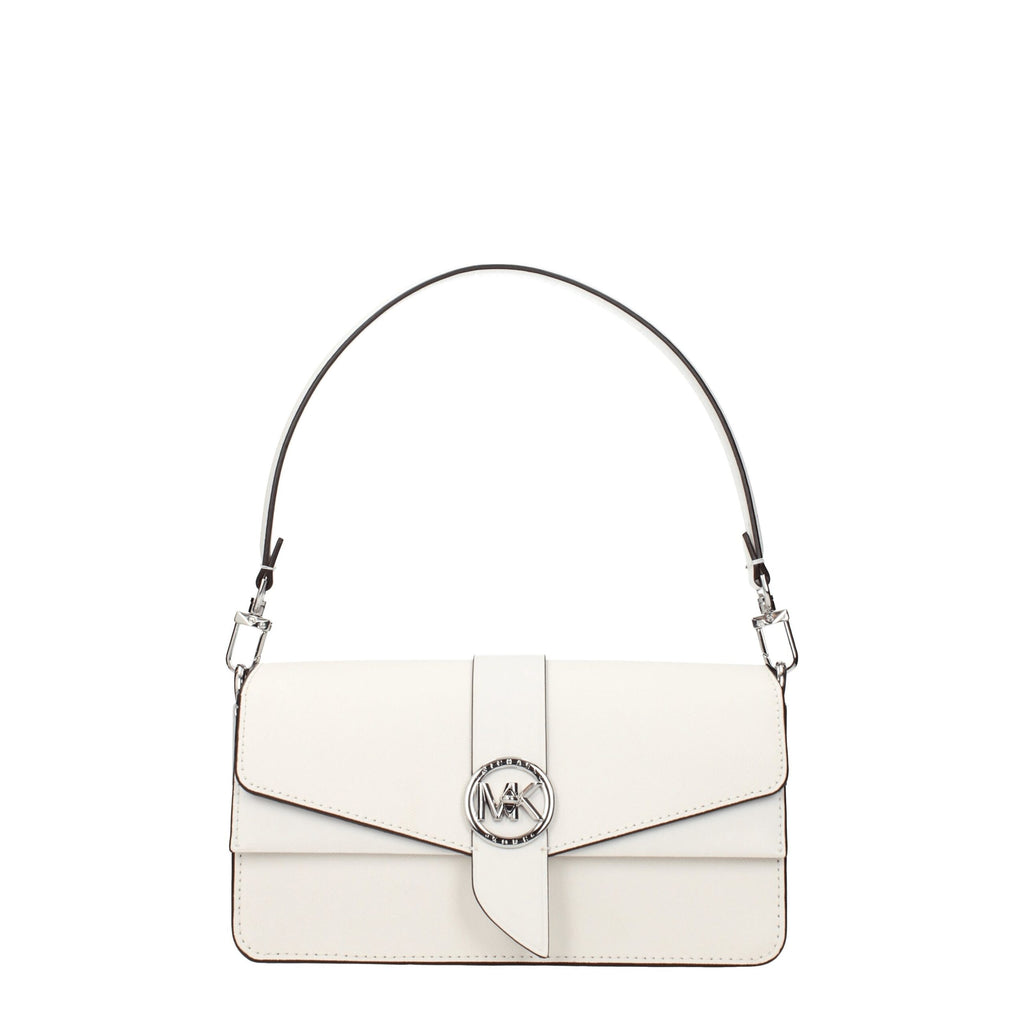 Michael Kors Weiße Ledertasche