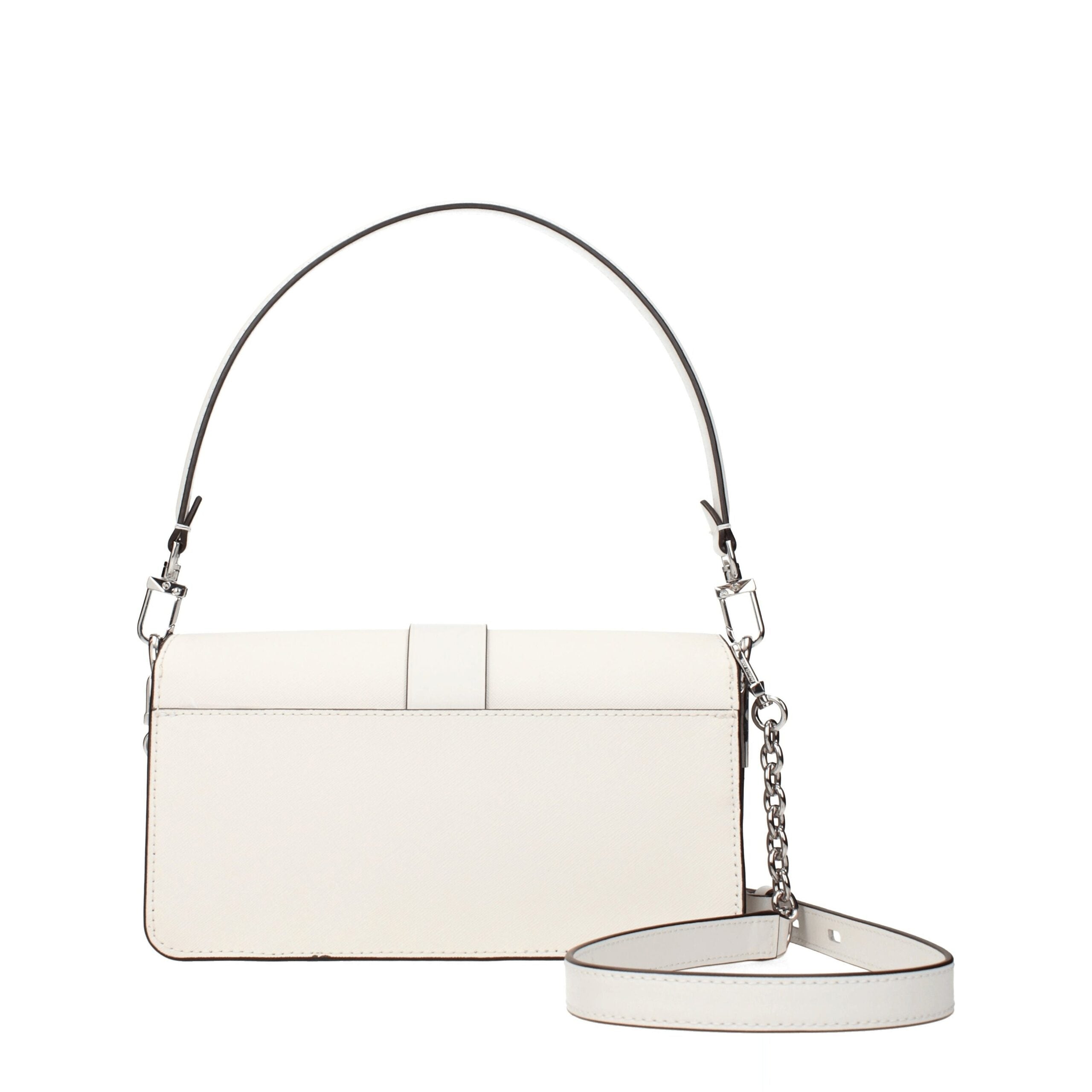 Michael Kors Weiße Ledertasche