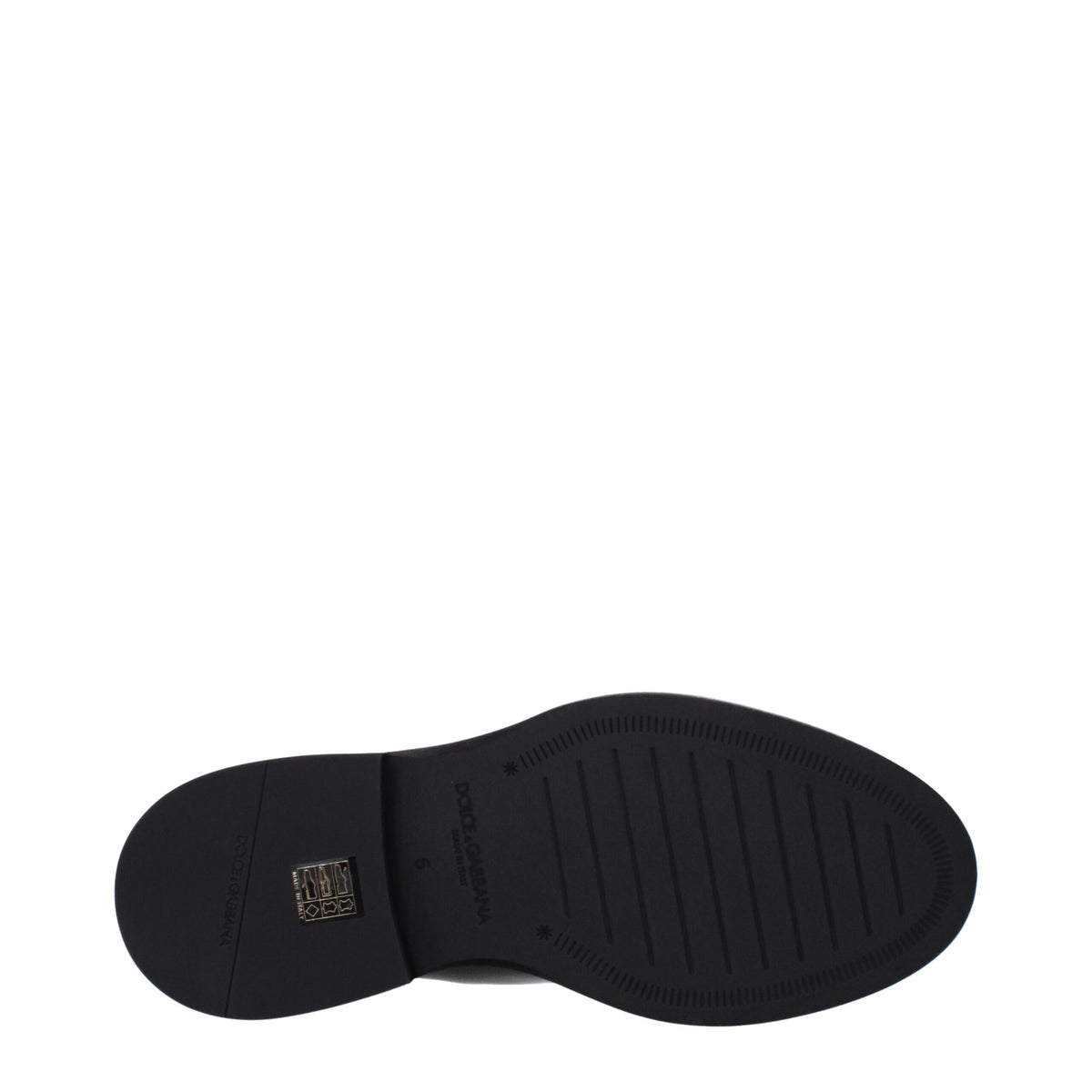 Dolce & Gabbana Schwarze Leder-Stiefeletten