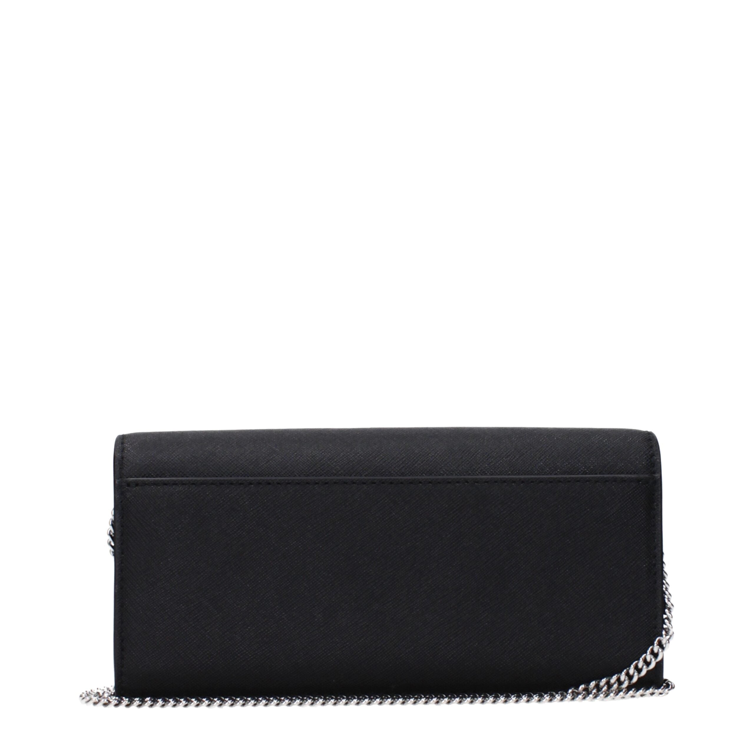 Tory Burch Schwarze Leder-Clutch