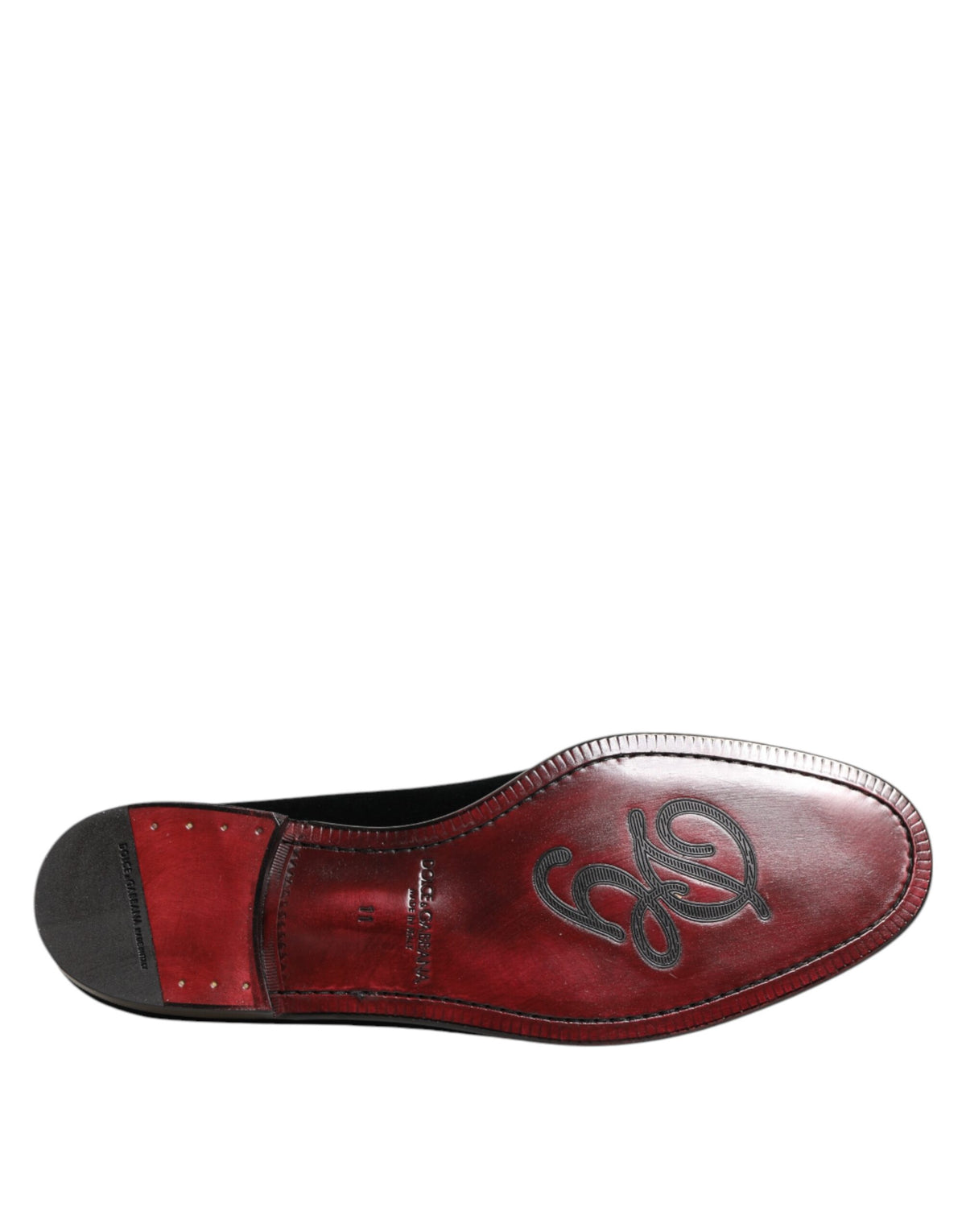 Dolce & Gabbana Schwarzer Samt Slip On Loafers Männer Formelle Schuhe