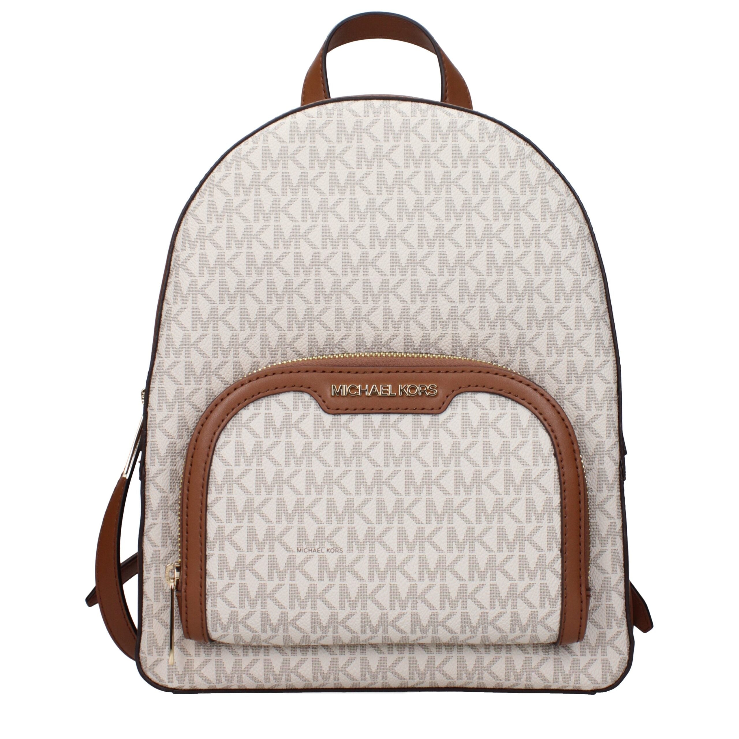 Beiger Rucksack aus Stoff