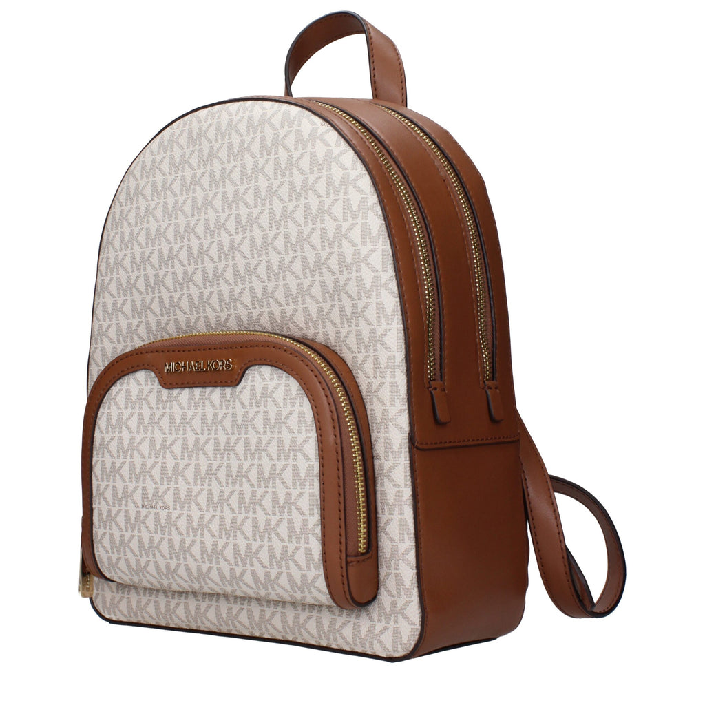 Beiger Rucksack aus Stoff