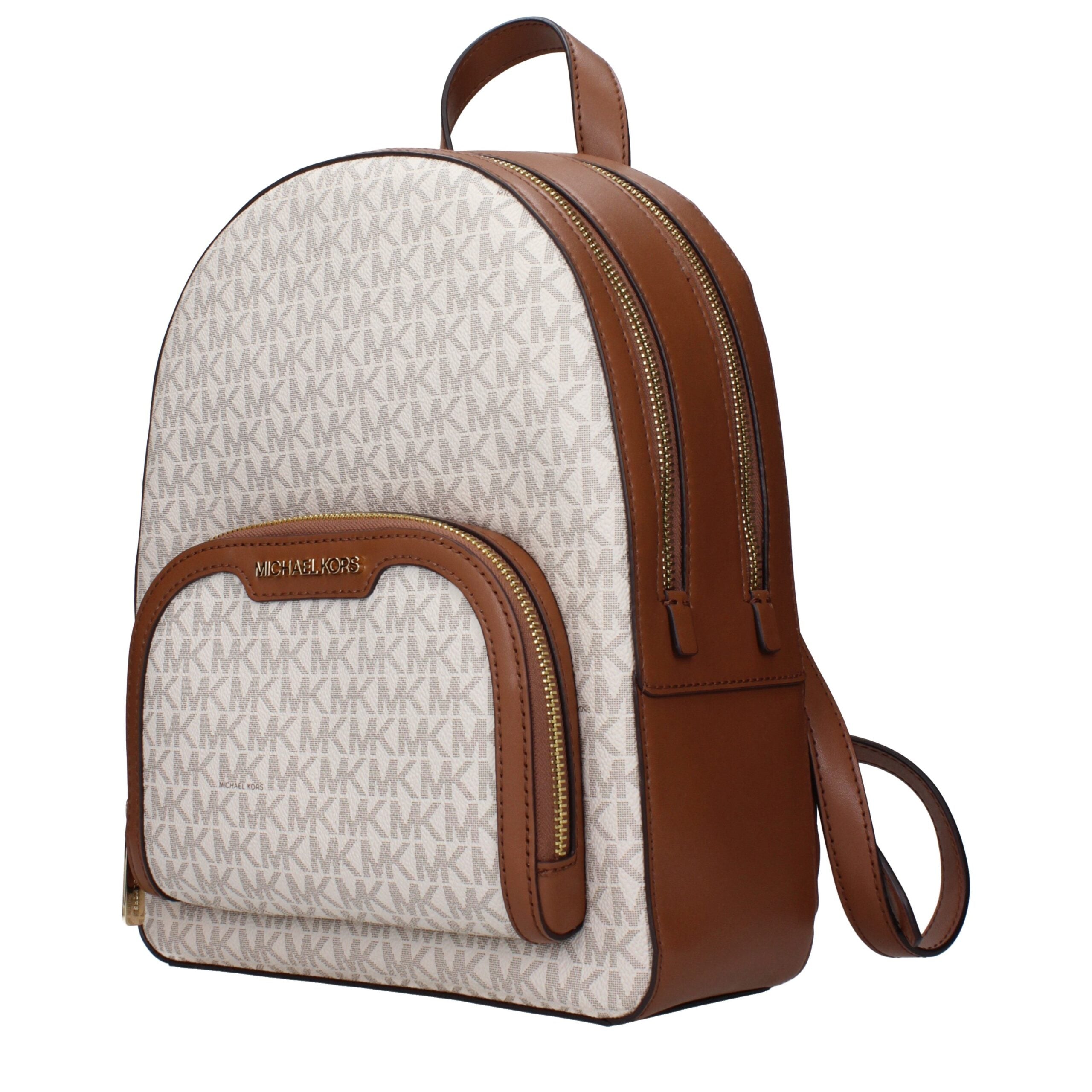 Beiger Rucksack aus Stoff
