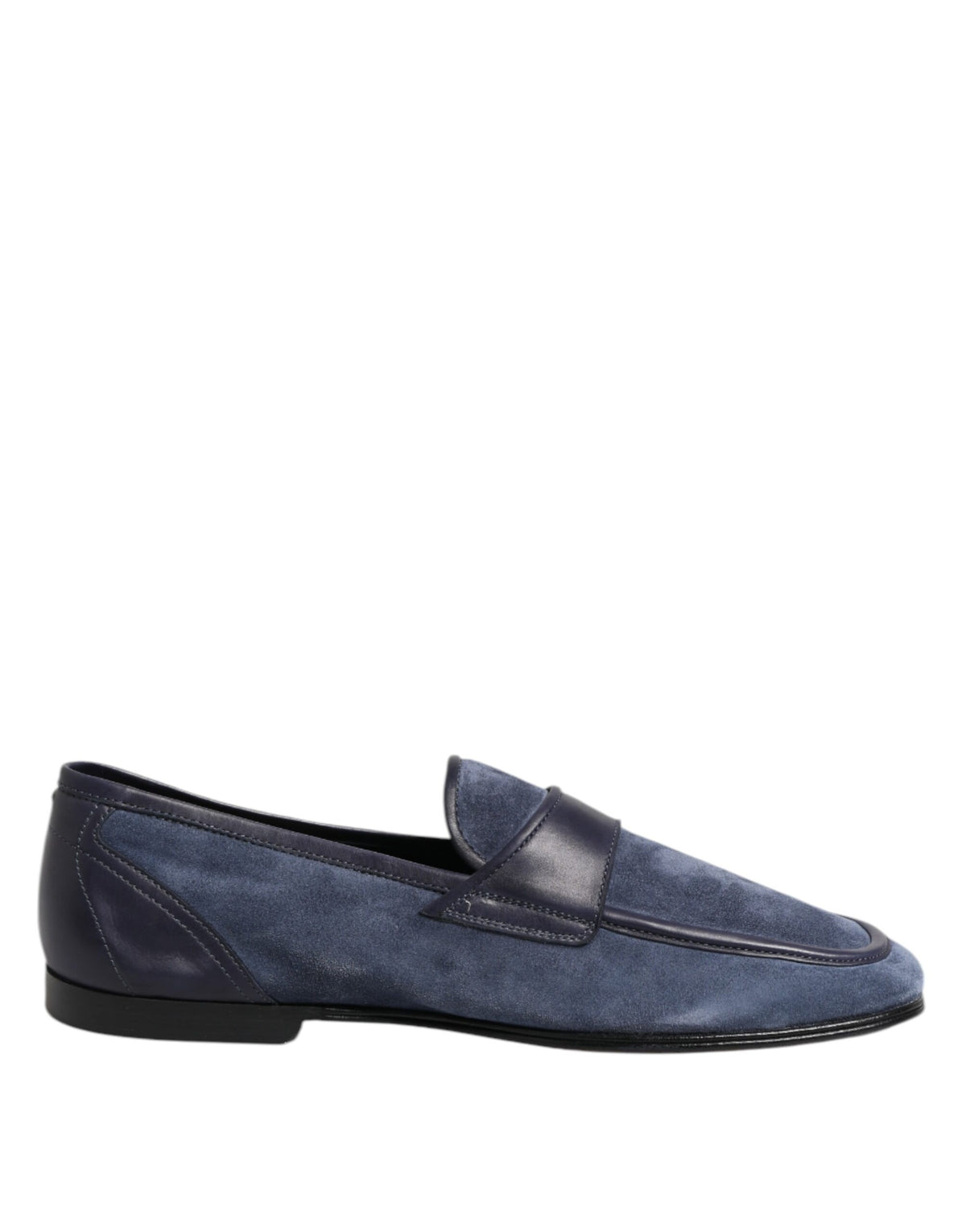 Dolce & Gabbana Blaue Wildleder Loafers Mokassin Schuhe