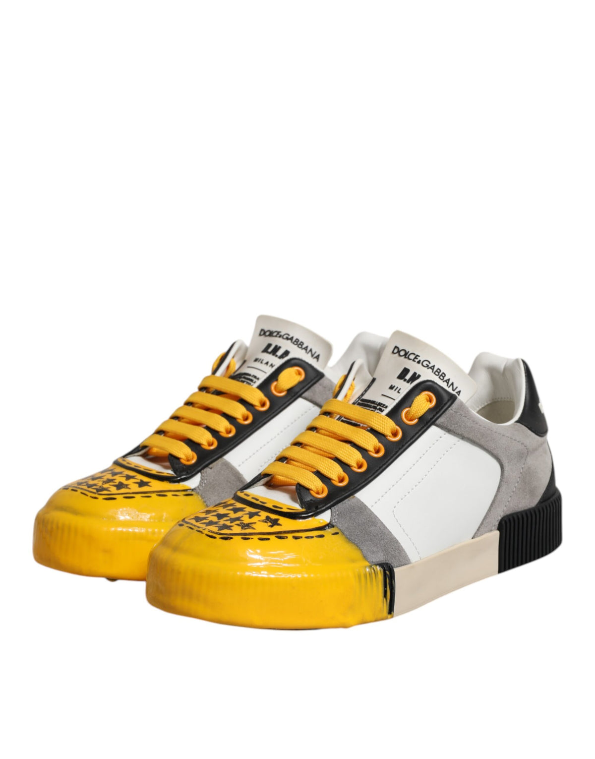 Dolce & Gabbana Multicolor MIAMI Low Top Turnschuhe Schuhe