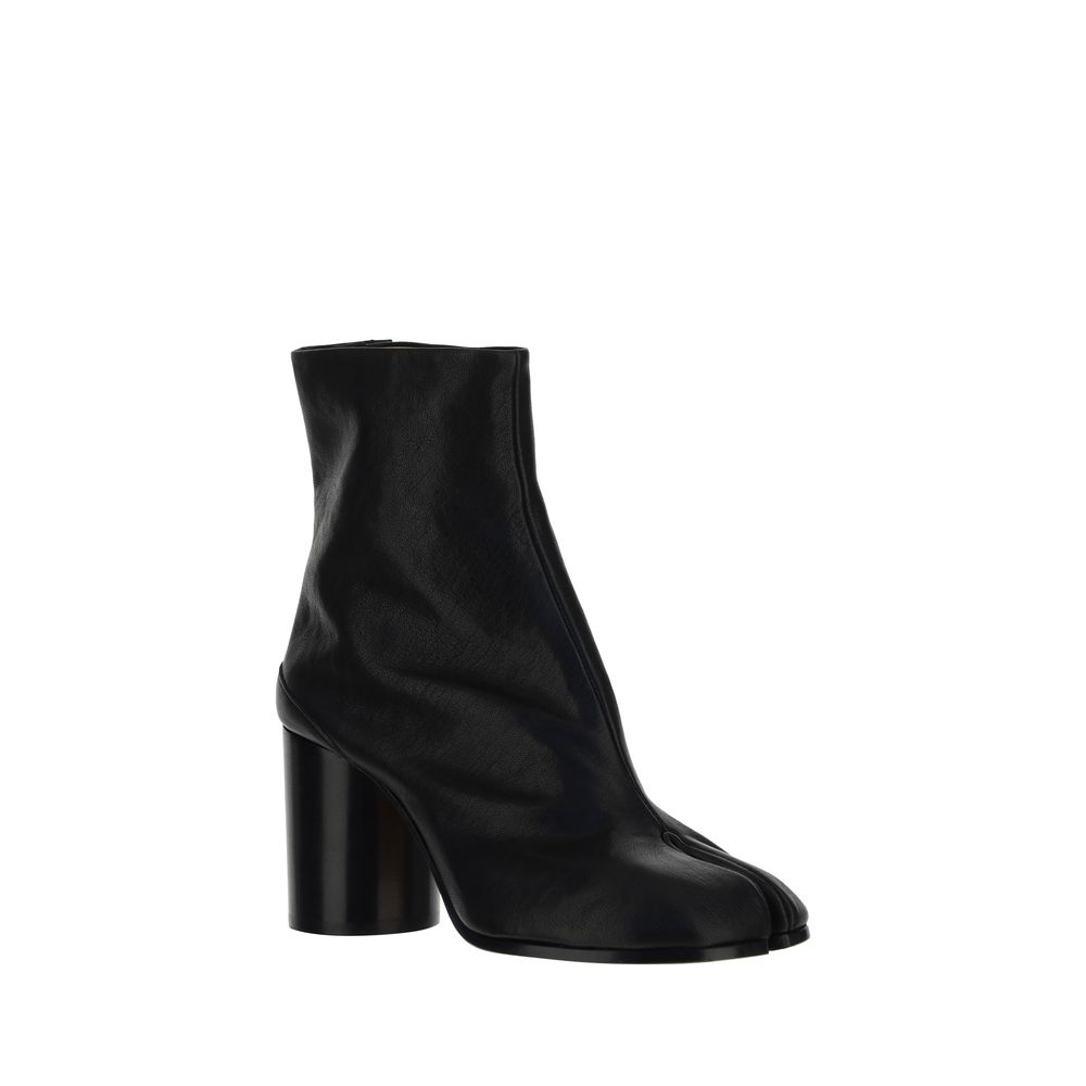 Maison Margiela Schwarze Lammleder-Ankle Boots Ovis Aries Aries