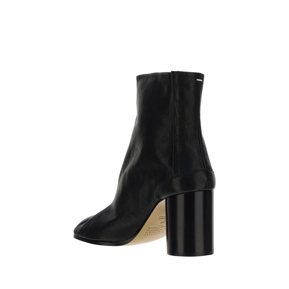 Maison Margiela Schwarze Lammleder-Ankle Boots Ovis Aries Aries