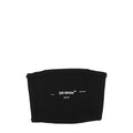 Off-White Schwarze Baumwoll-Gesichtsmaske