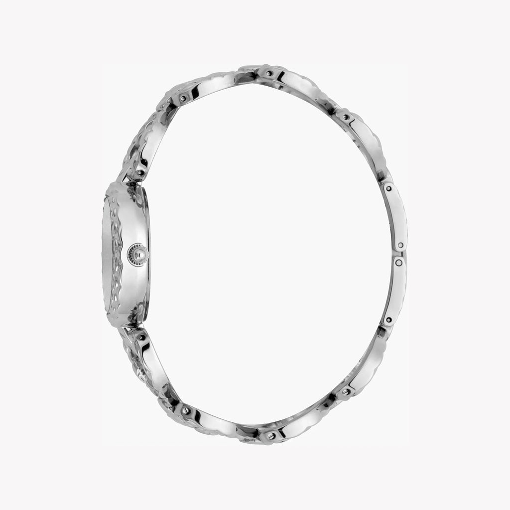 Elegante Just Cavalli Damenuhr aus Edelstahl in Silber