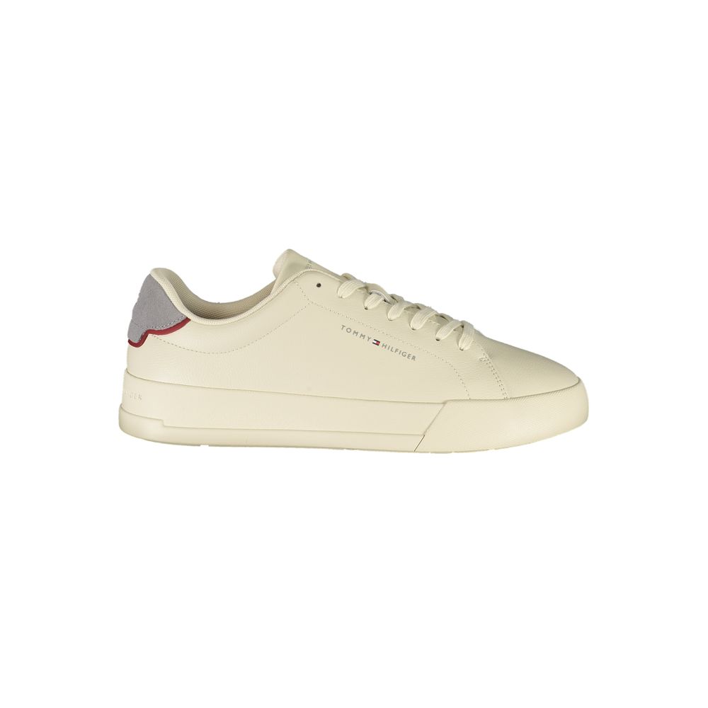 Tommy Hilfiger Beige Polyurethan-Sneaker für Herren