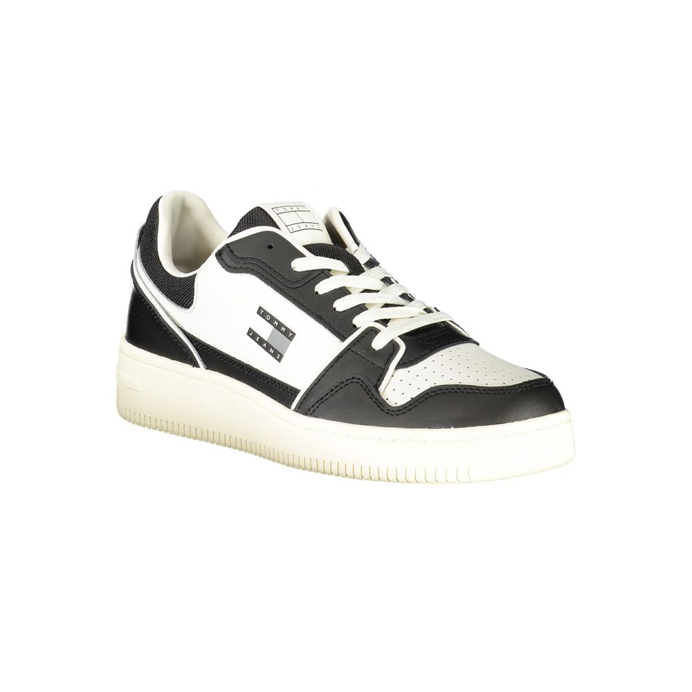 Tommy Hilfiger Schwarzer Sneaker aus Polyurethan für Herren