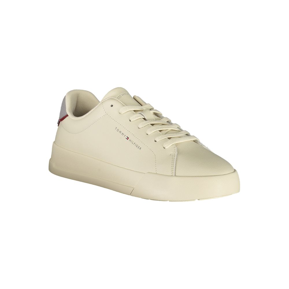 Tommy Hilfiger Beige Polyurethan-Sneaker für Herren