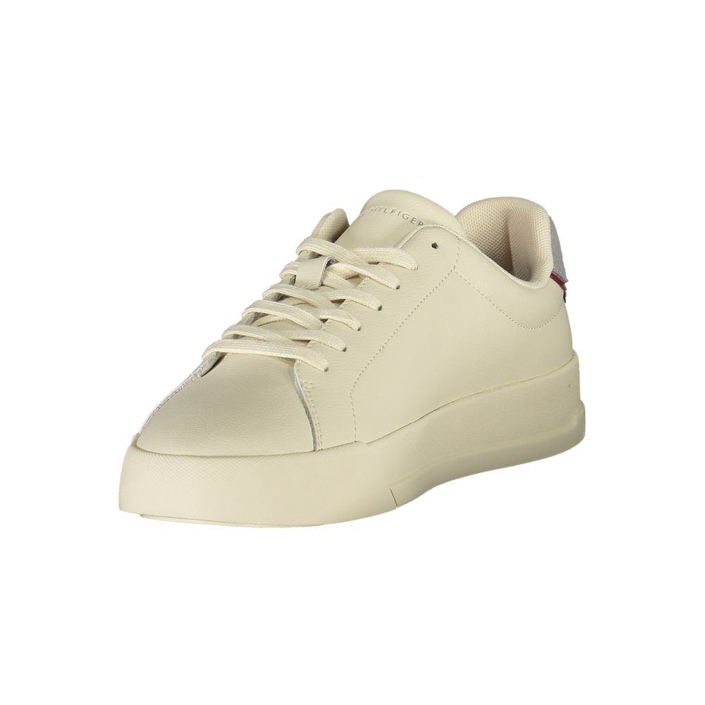 Tommy Hilfiger Beige Polyurethan-Sneaker für Herren
