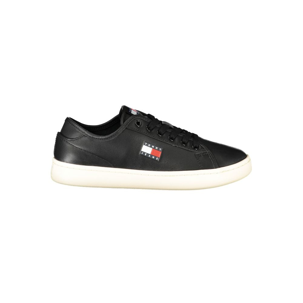 Tommy Hilfiger Schwarze Sneaker aus Polyester