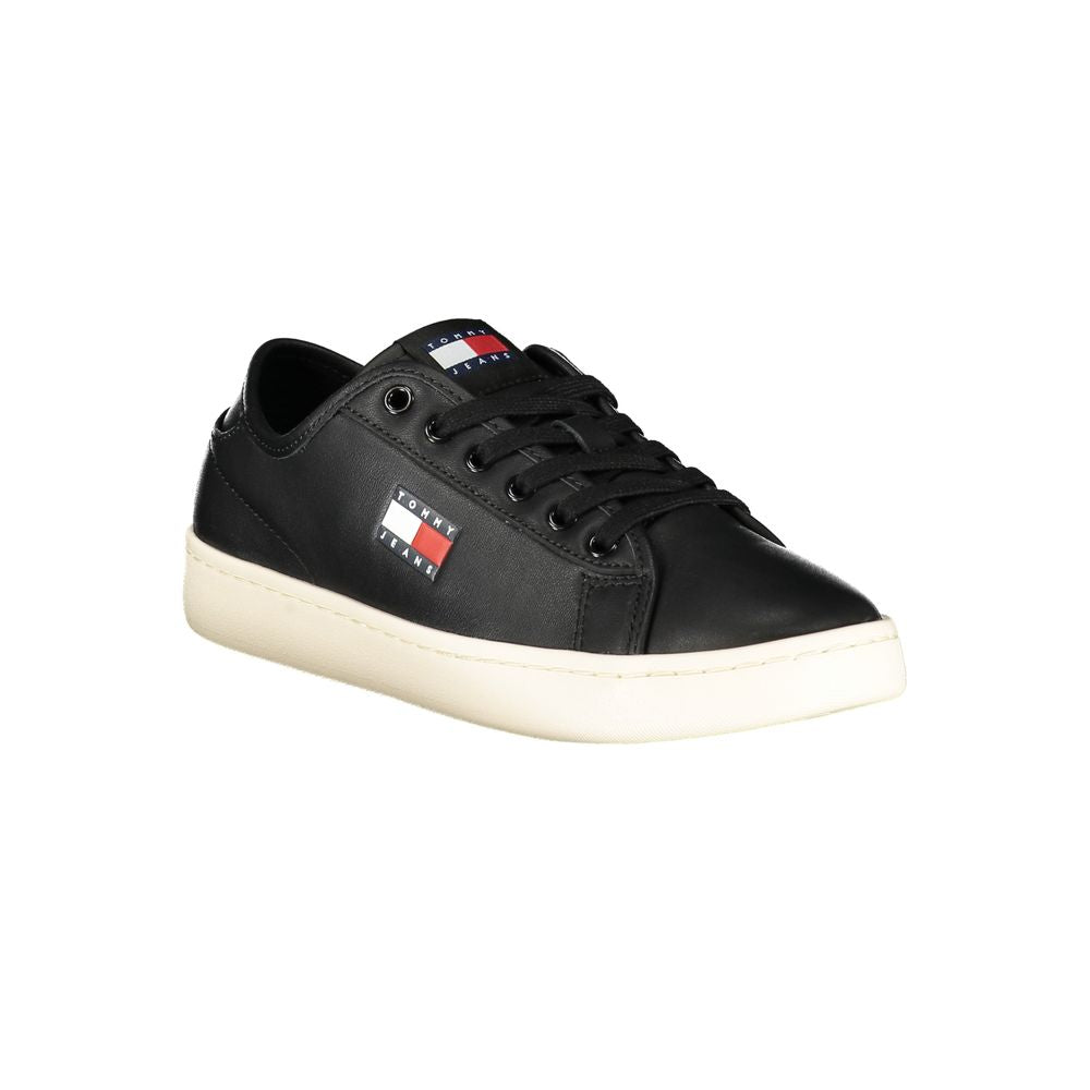 Tommy Hilfiger Schwarze Sneaker aus Polyester