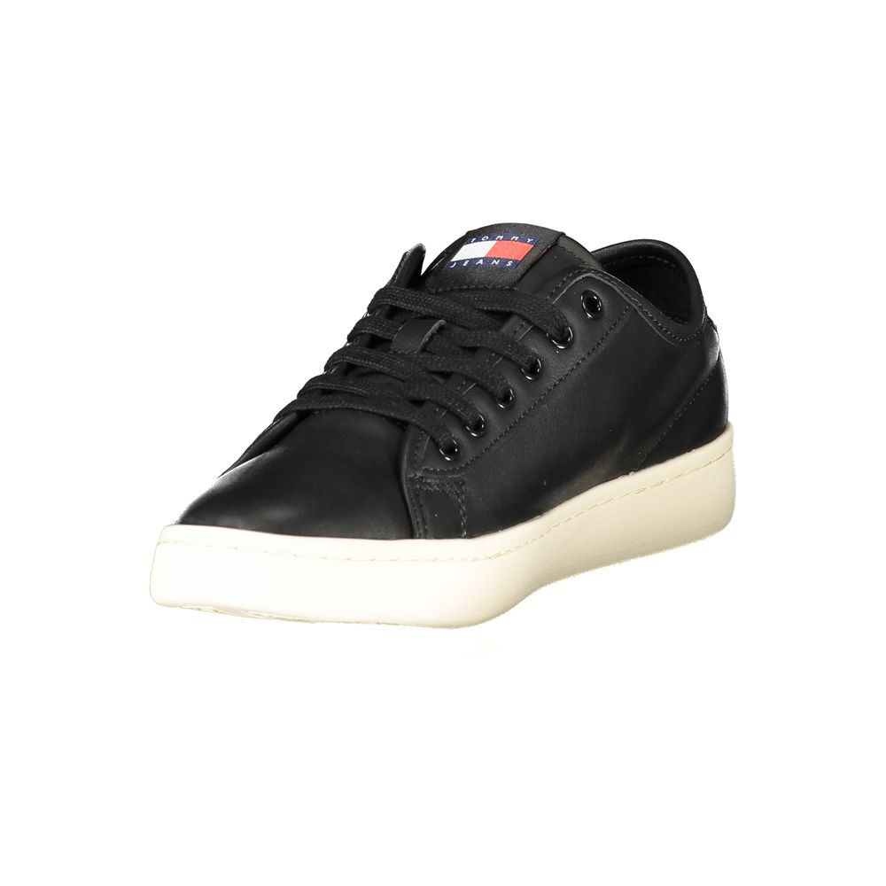 Tommy Hilfiger Schwarze Sneaker aus Polyester