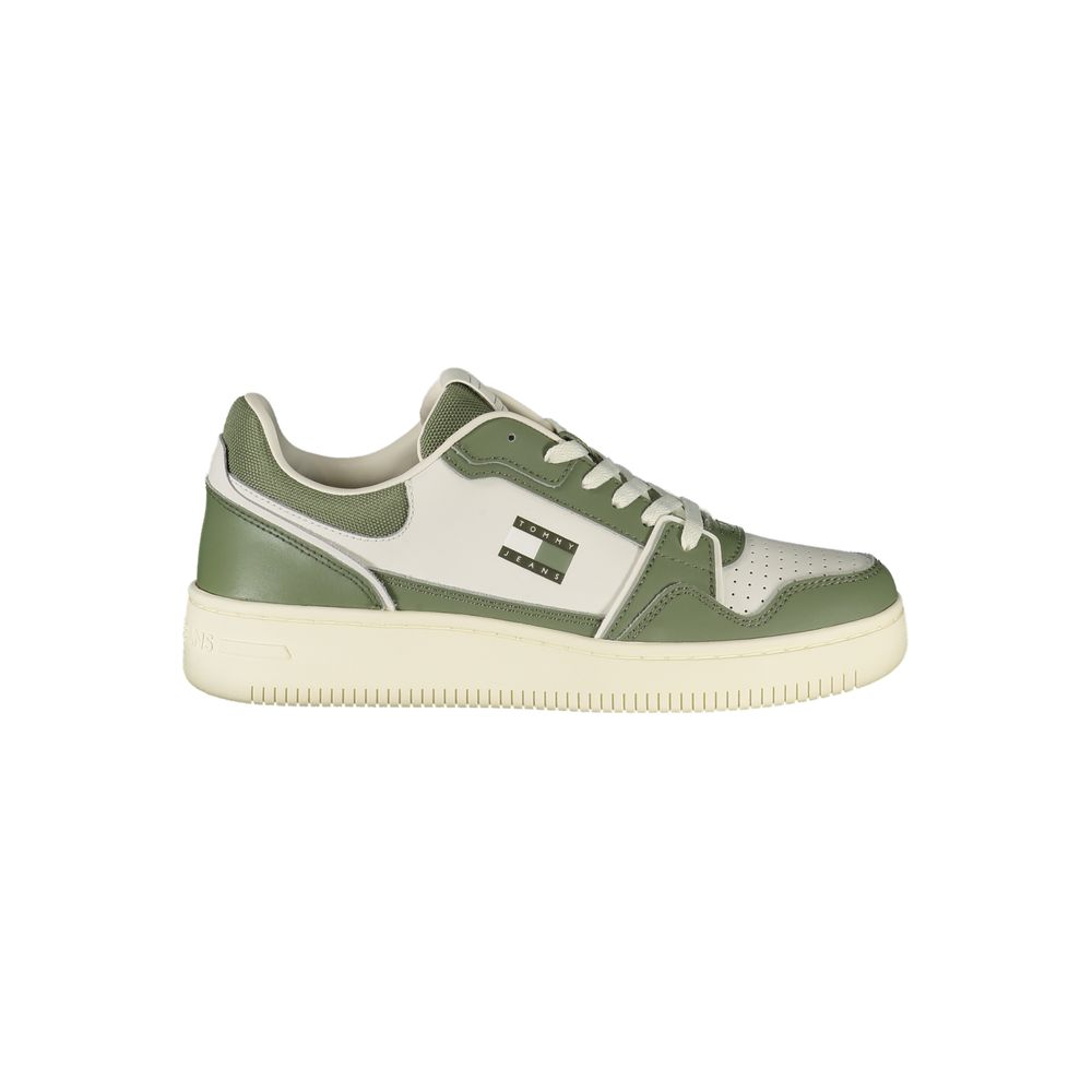 Tommy Hilfiger Grüne Sportschuhe aus Polyester