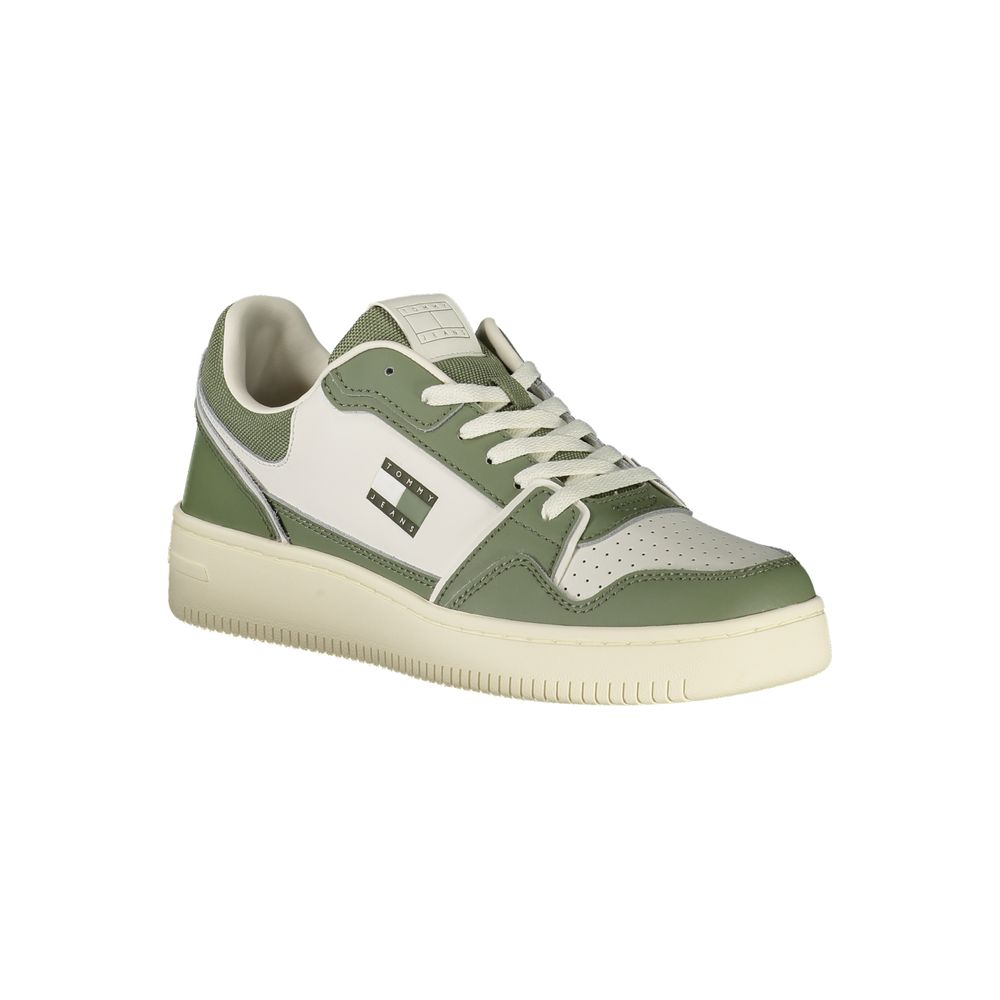 Tommy Hilfiger Grüne Sportschuhe aus Polyester