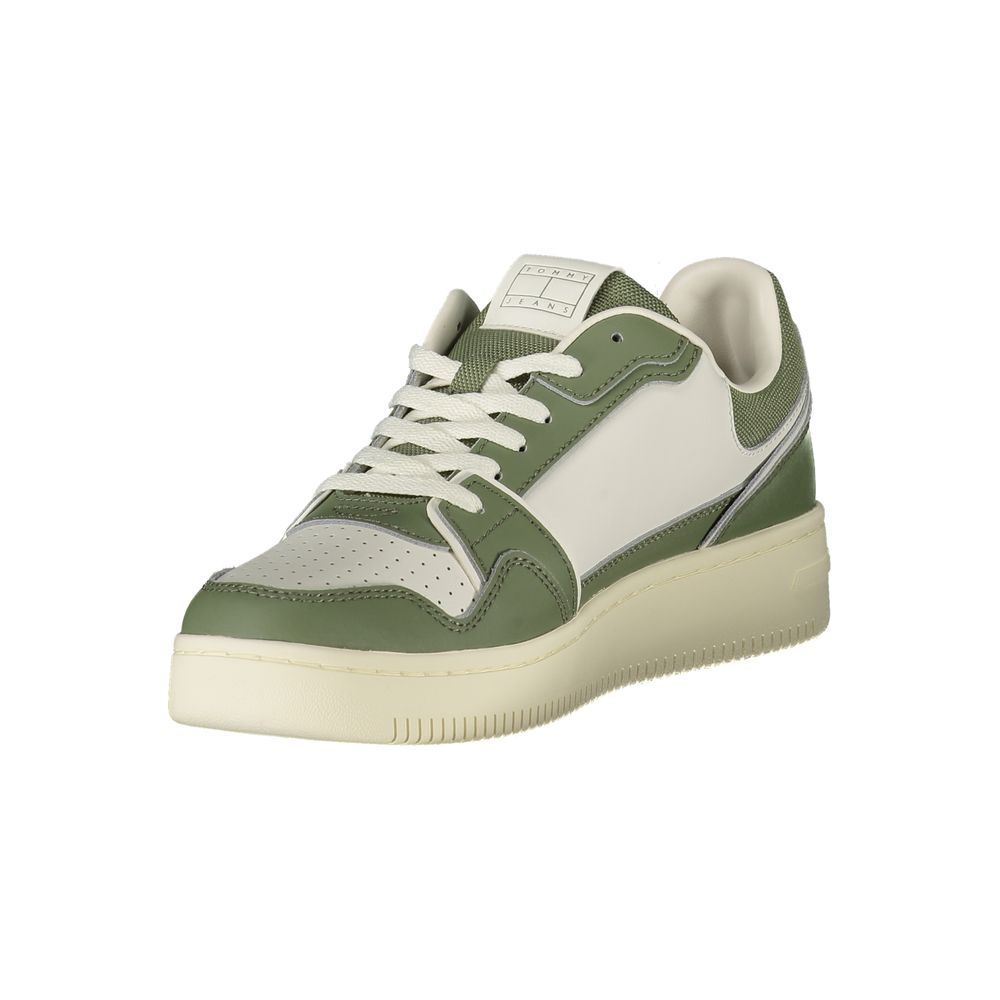 Tommy Hilfiger Grüne Sportschuhe aus Polyester