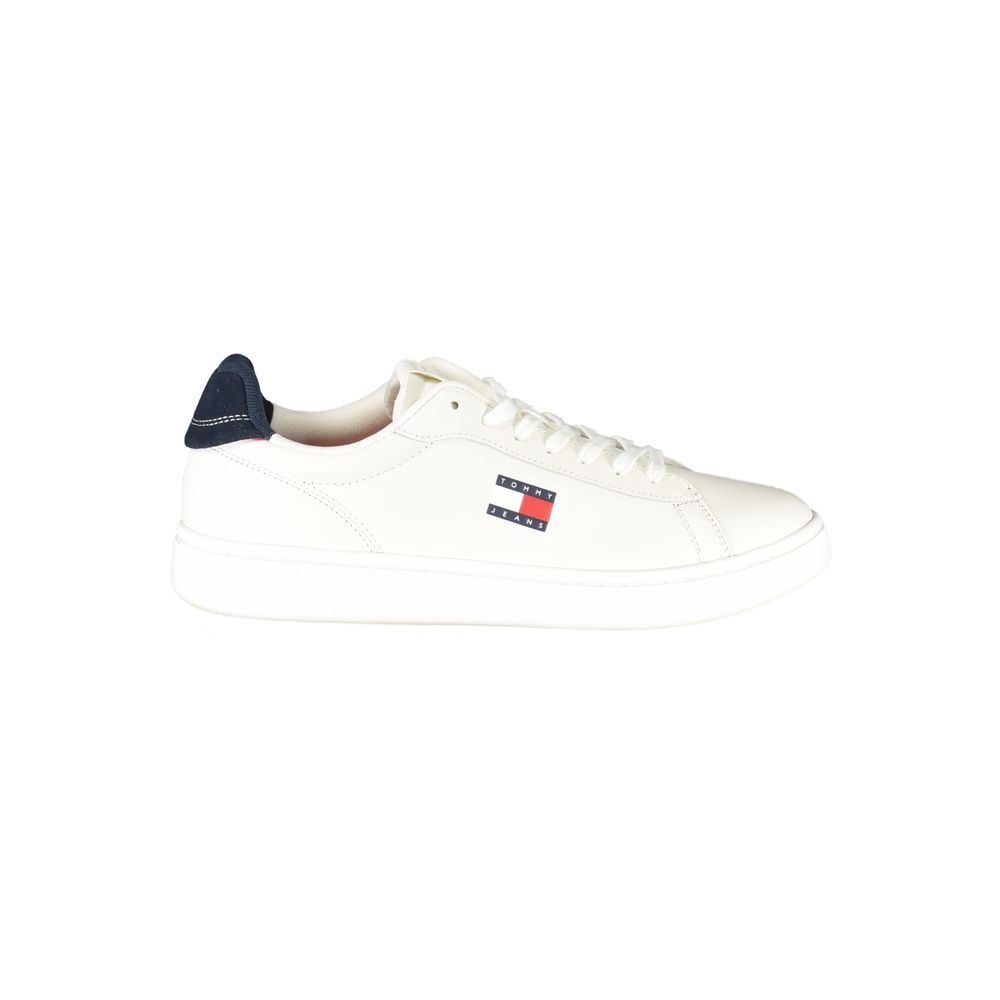 Tommy Hilfiger Bianco Polyurethan-Sneaker für Herren