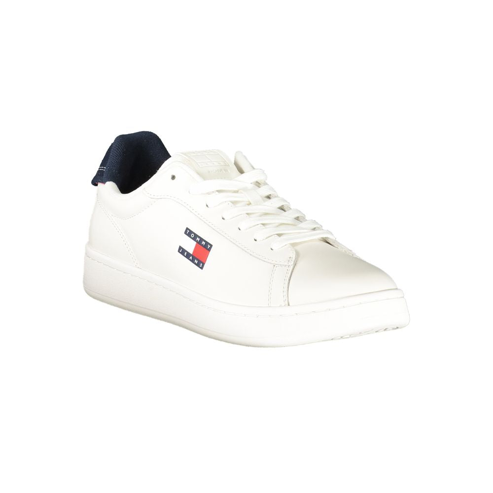 Tommy Hilfiger Bianco Polyurethan-Sneaker für Herren