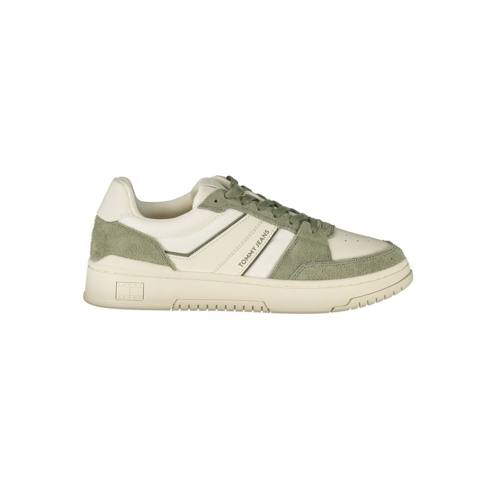 Tommy Hilfiger Weiße Herren-Sneaker aus Polyester