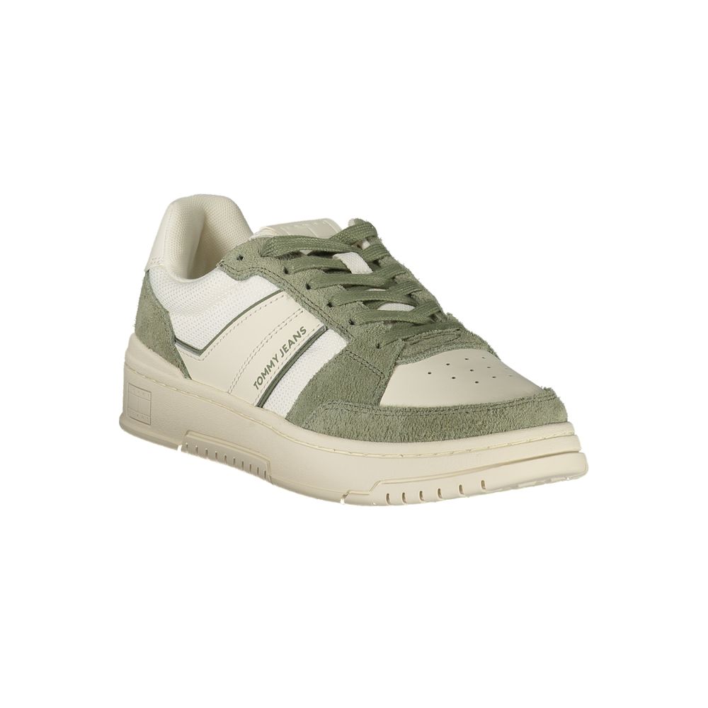 Tommy Hilfiger Weiße Herren-Sneaker aus Polyester