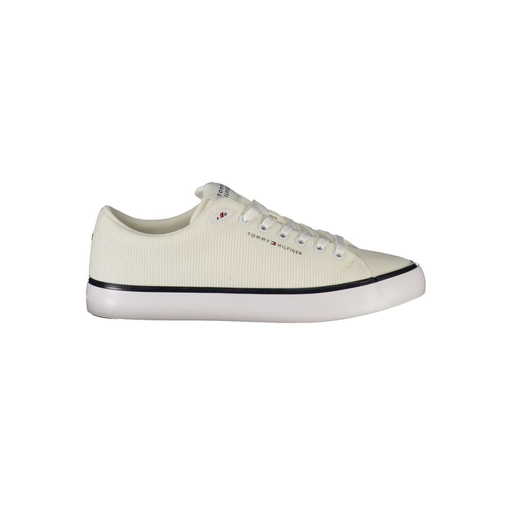 Tommy Hilfiger Weiße Herren-Sneaker aus Polyurethan