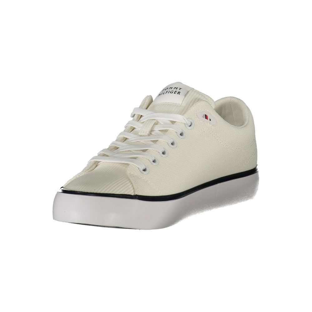 Tommy Hilfiger Weiße Herren-Sneaker aus Polyurethan