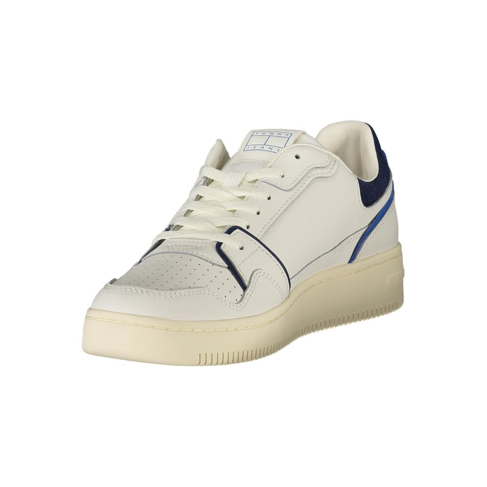 Tommy Hilfiger Bianco Polyurethane Herren Sneaker