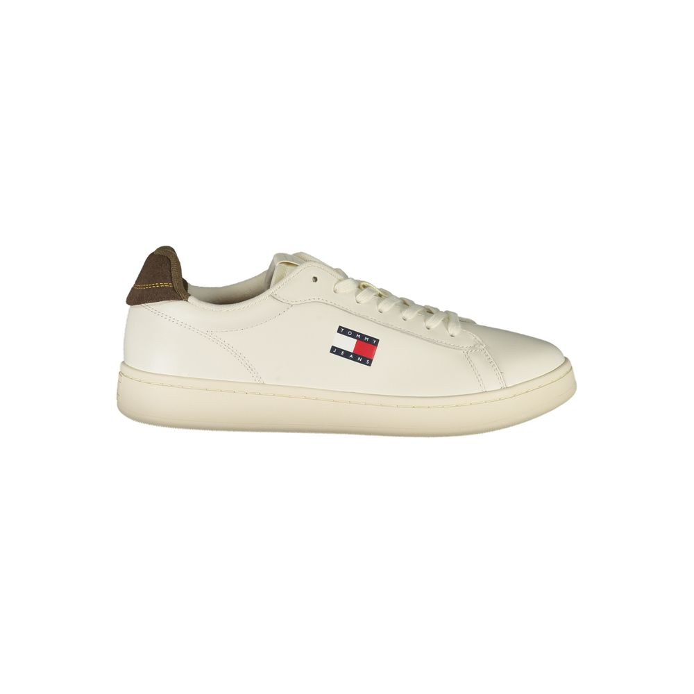 Tommy Hilfiger Bianco Polyurethane Herren Sneaker