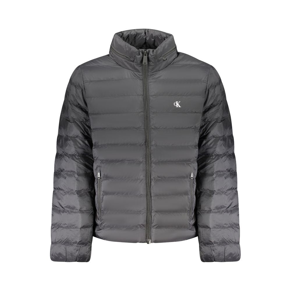 Nero Poliammide Herrenjacke