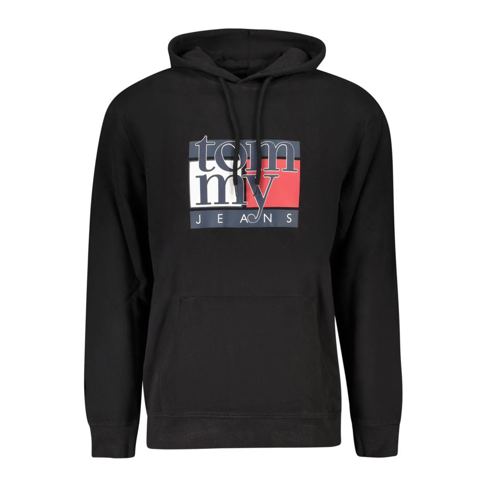 Tommy Hilfiger Schwarzer Baumwoll-Herren-Sweatshirt