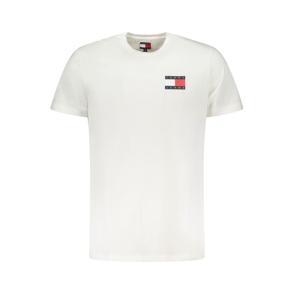 Tommy Hilfiger Weißes Herren-T-Shirt aus Baumwolle