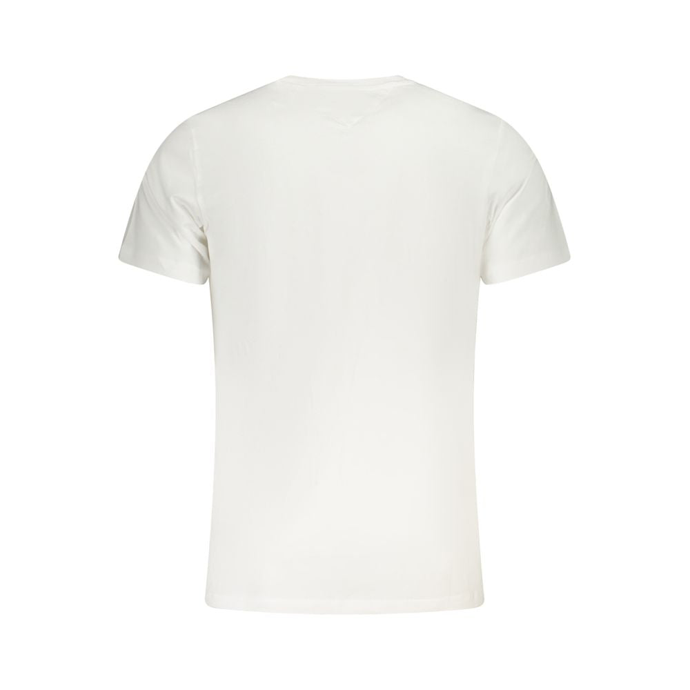 Tommy Hilfiger Weißes Herren-T-Shirt aus Baumwolle