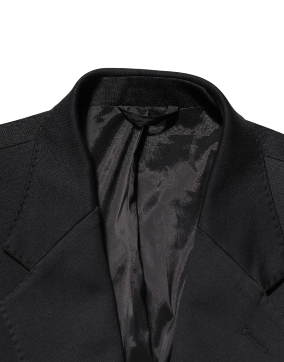 Dolce & Gabbana Dunkelblau Baumwolle Männer Jacke Mantel Blazer Anzug
