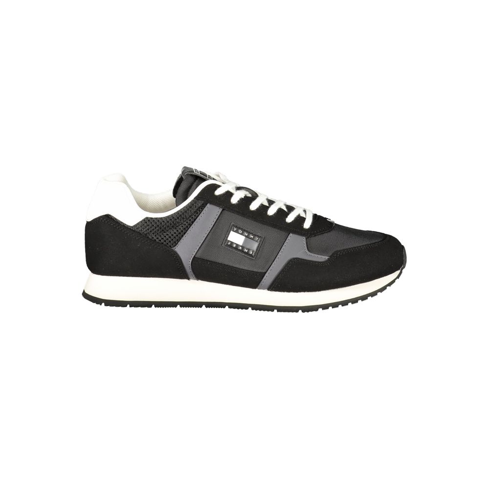 Schwarzer Sneaker aus Polyurethan für Herren
